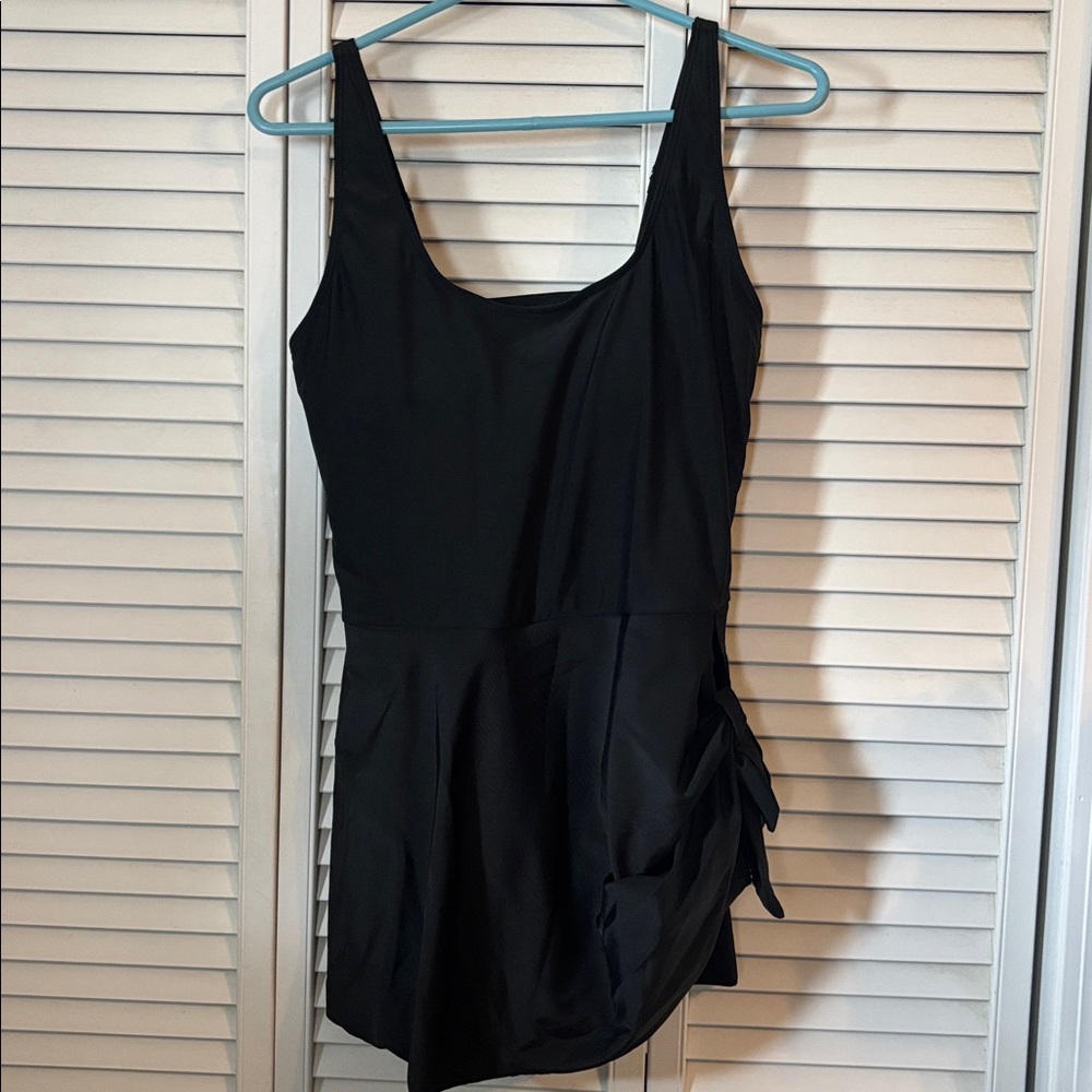 Black One -Piece swimsuit with Bow Detail size XXL